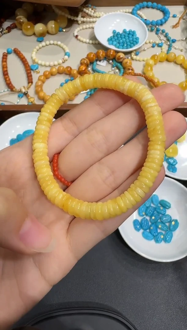 手串琥珀未镶嵌X1119-1195-262