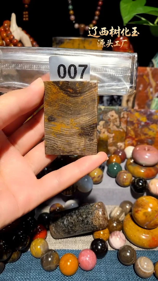 未镶嵌-硅化玉天然北票硅化玉吊坠