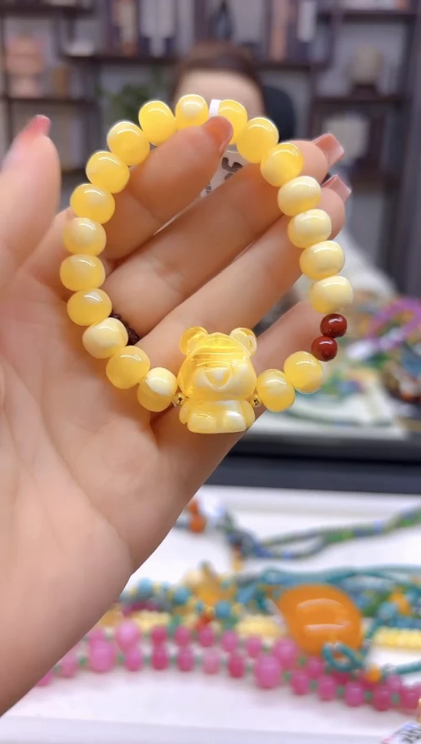 【闪购商品】蜜蜡手链未镶嵌手链S595