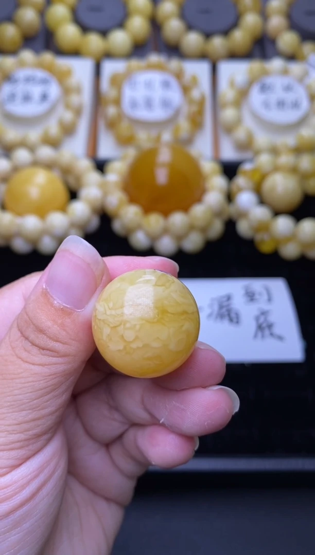 裸石琥珀未镶嵌大小姐珠宝严选91