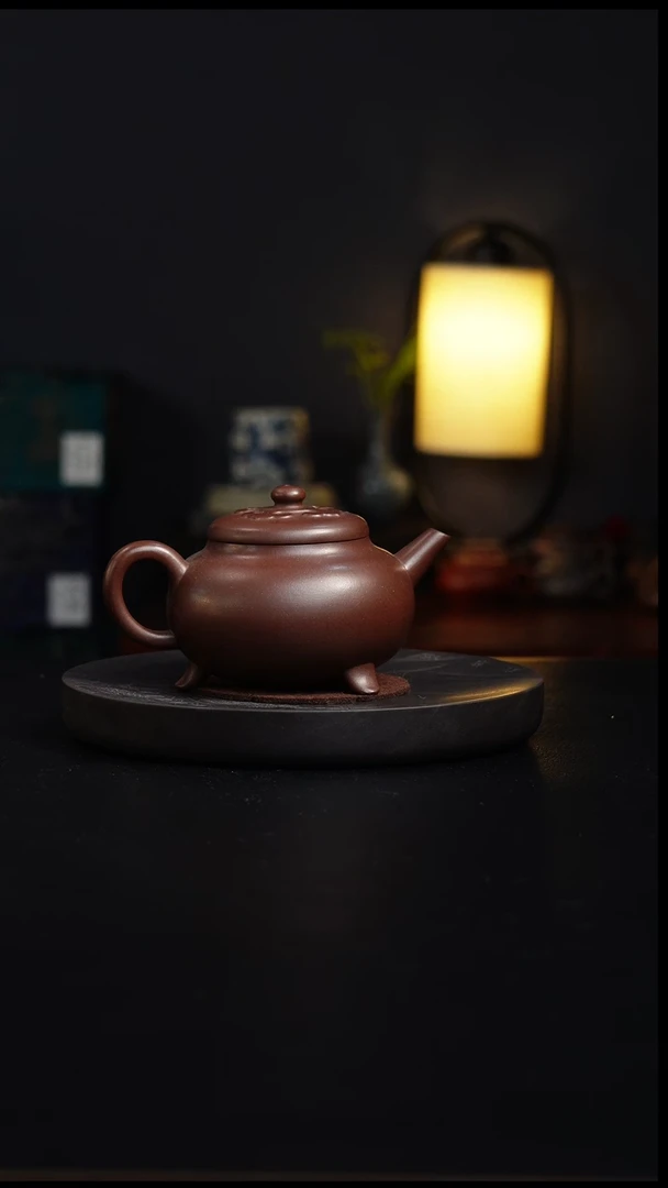 茶壶紫泥胤真堂 刘荣【水平如意】紫泥