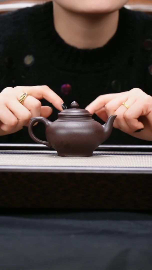 【闪购商品】紫砂茶壶原矿紫泥 笑樱壶