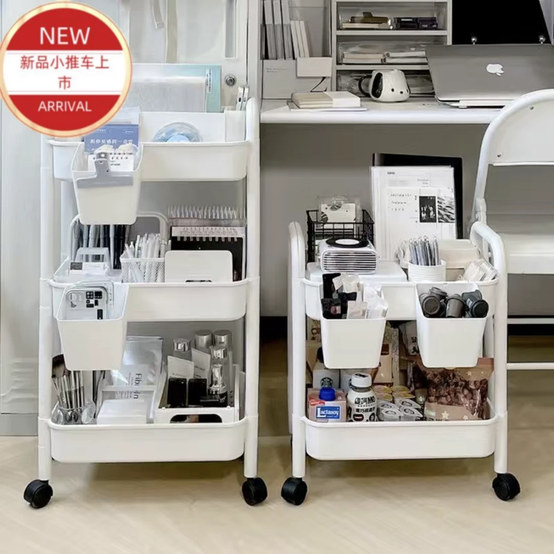 【今日丨抢购】热销小推车多功能玩具多层收纳零食手推车置物架