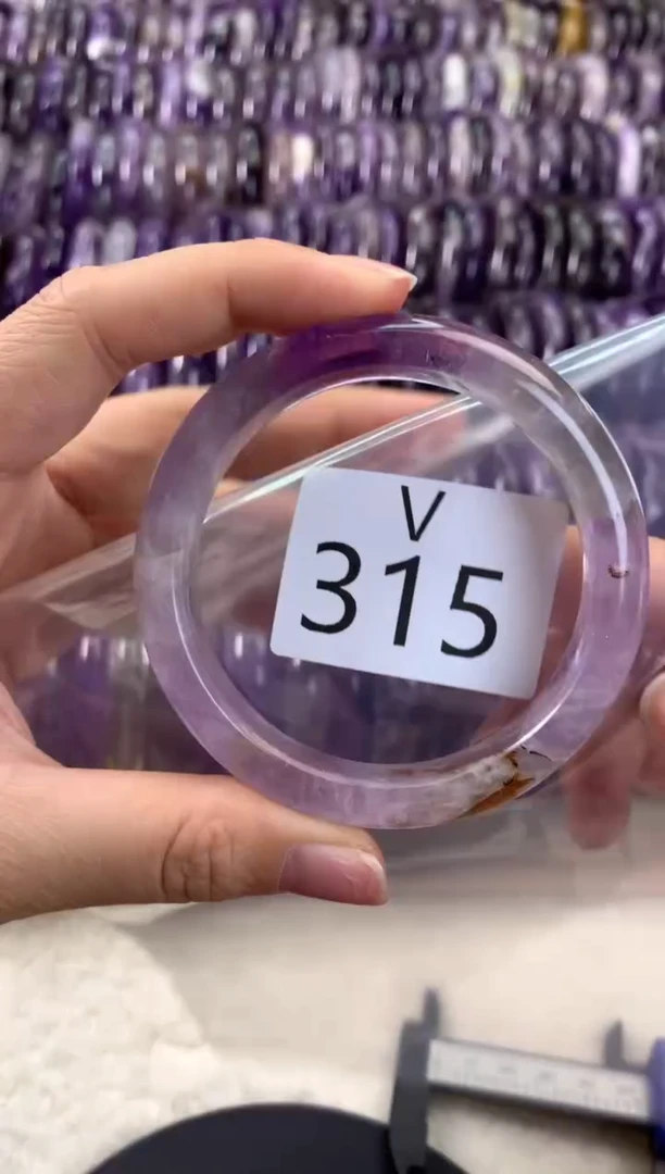 【闪购商品】水晶水晶手镯V未镶嵌315-56