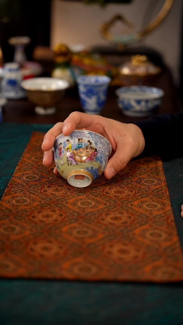 瓷片景德镇窑口茶器