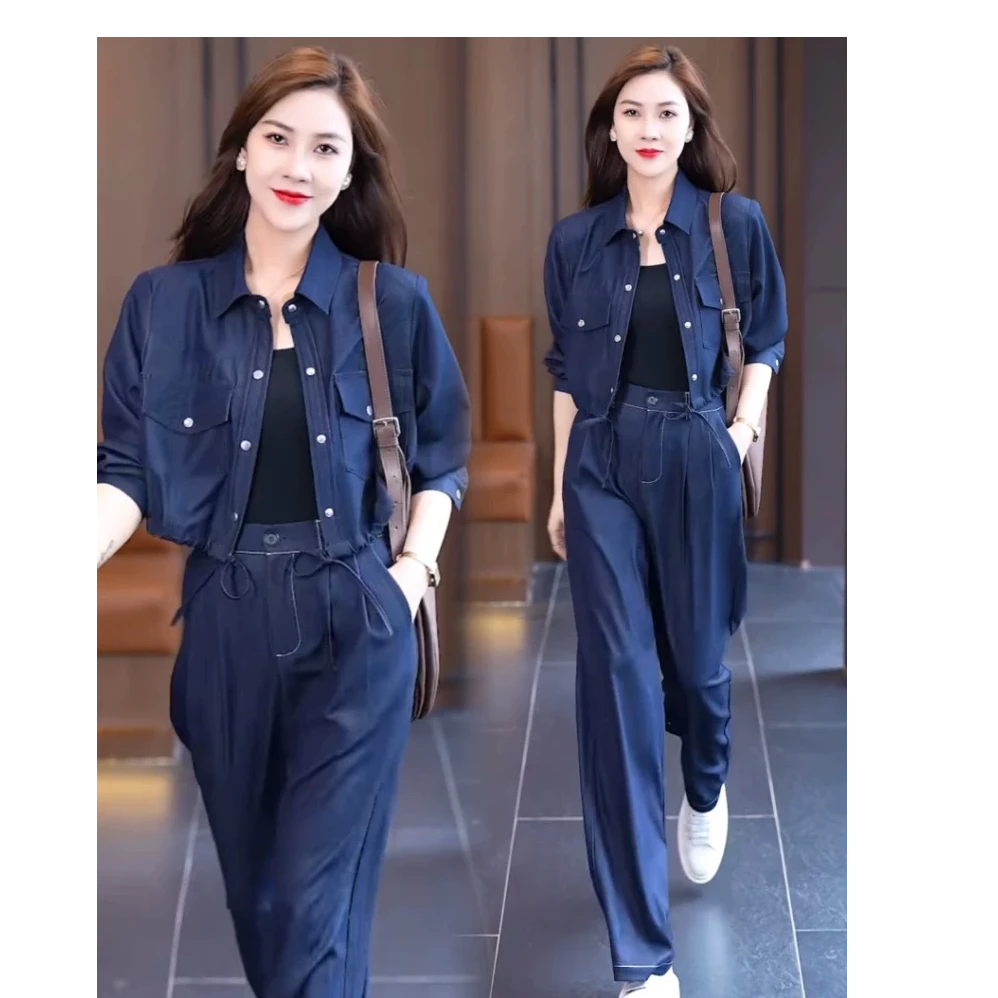 2026牛仔套装两件套（裤长102 衣长43）