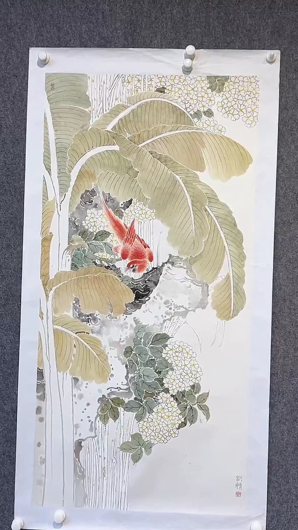 国画邹训精-8平尺-国画作品-yz