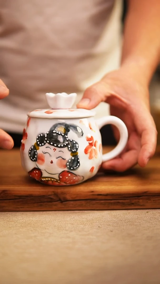 @@陶园瓷舍@@纯手工手绘@高温釉下彩