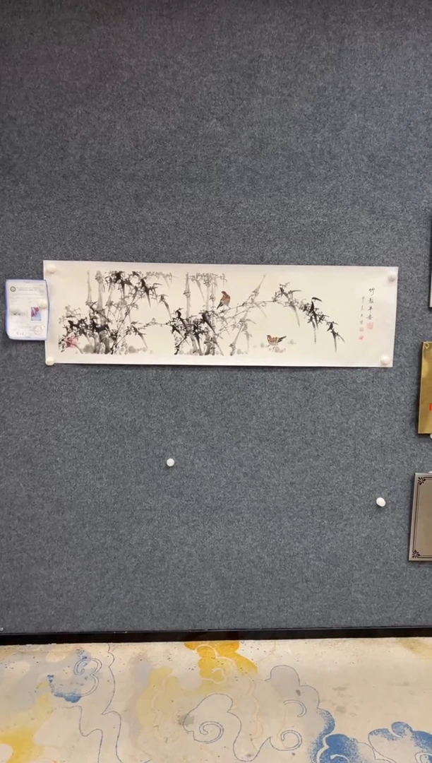 【闪购商品】国画1.20-王夫怀-四尺对开花鸟-027