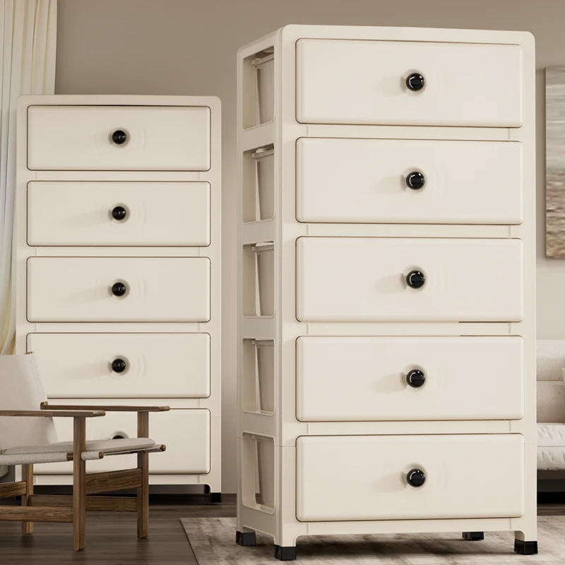 DZ【35CM正宽】可移动卧室床边窄缝储物柜子床头柜现代简约置物架