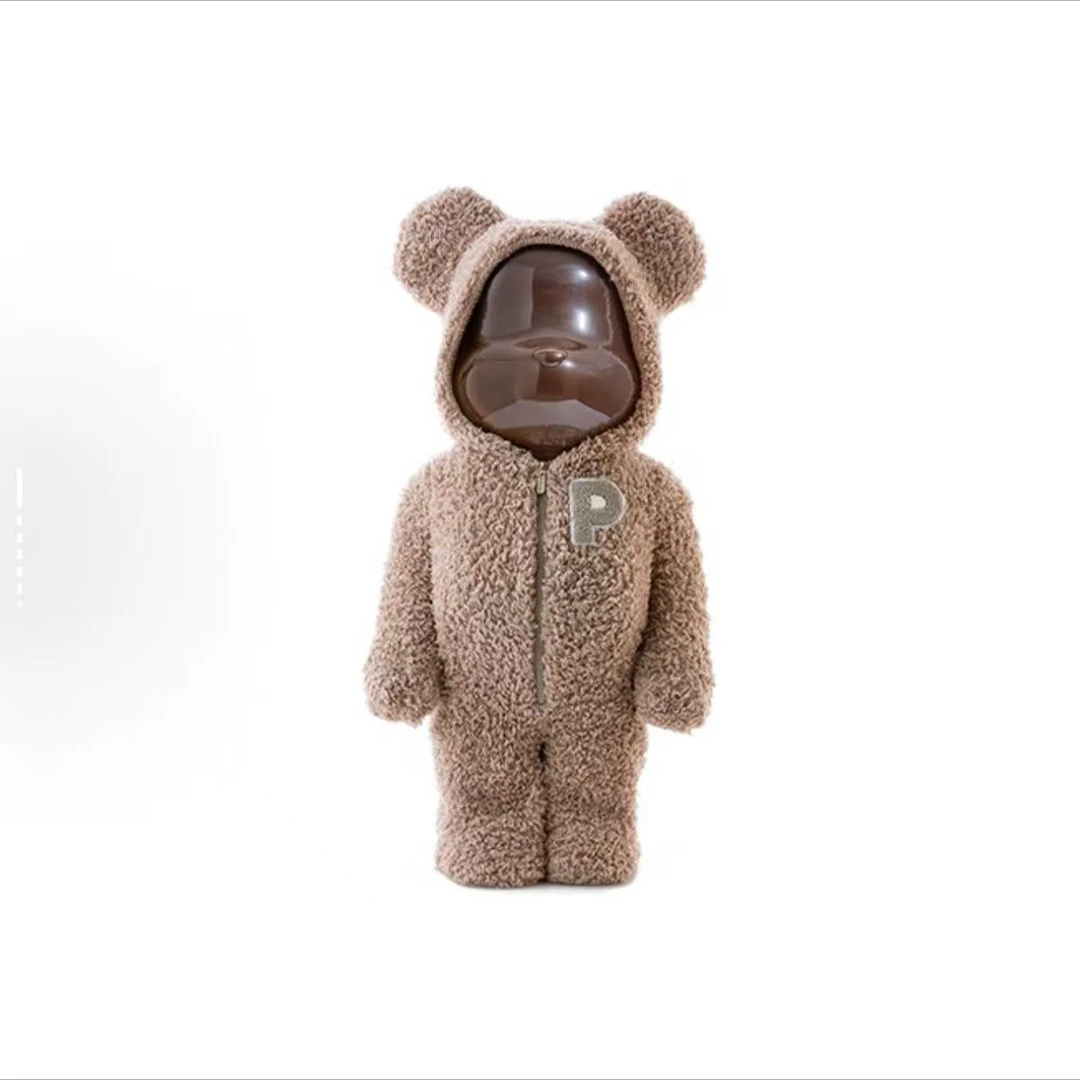 bearbrick积木熊 棕色睡衣熊 1000%