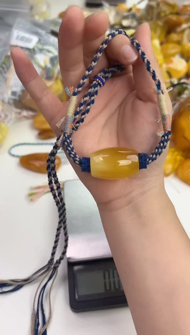 裸石琥珀未镶嵌琥珀蜜蜡吊坠