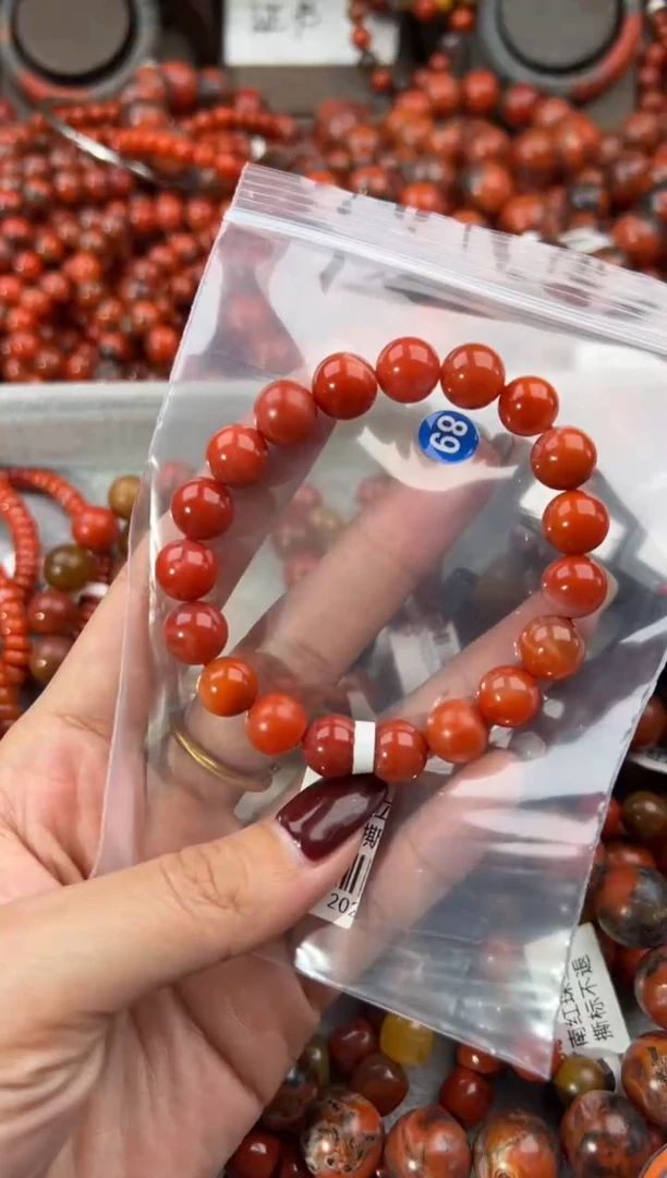 未镶嵌手串南红玛瑙9+