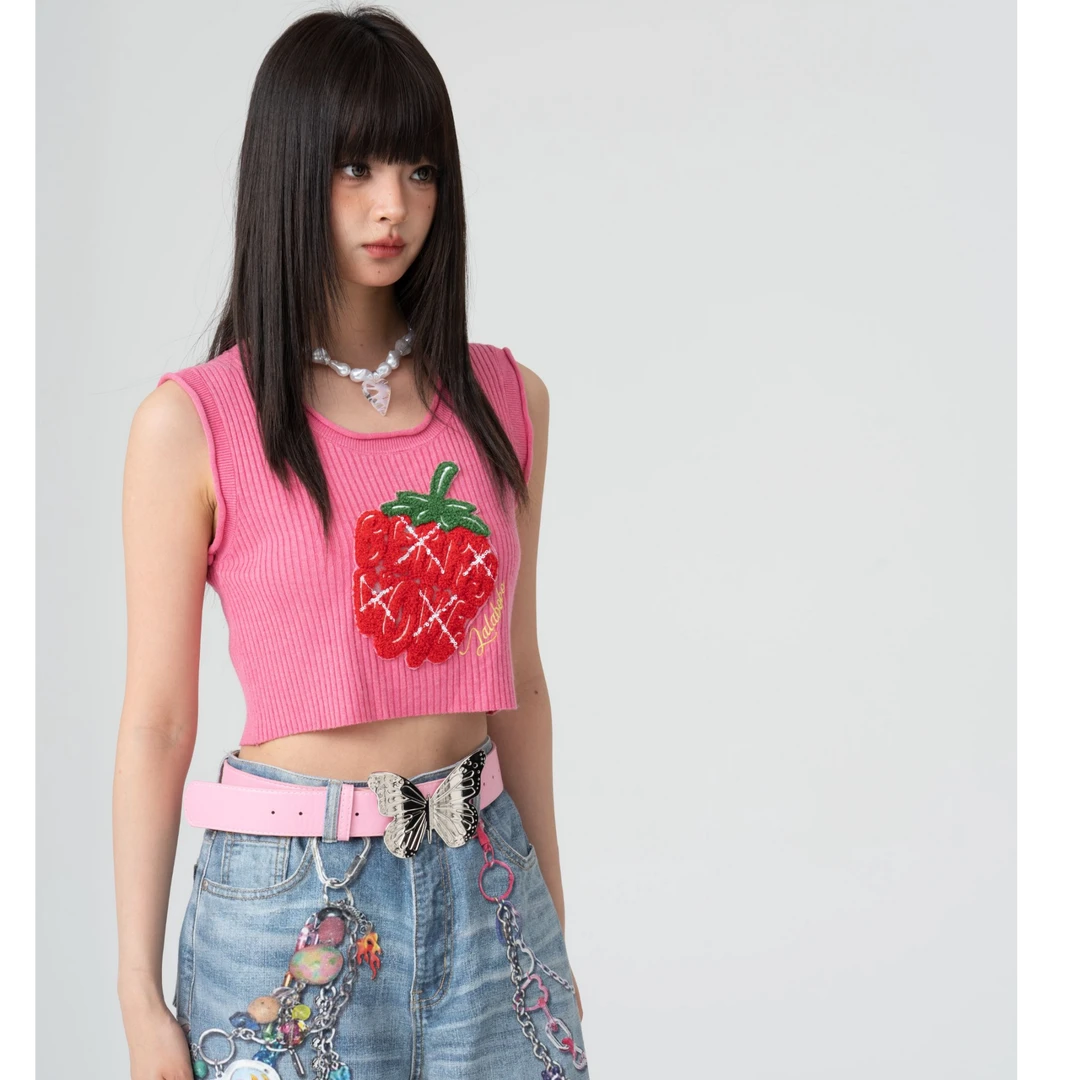 LAL025蛇年新款修身显瘦潮流针织背心LBEA-WSTM14