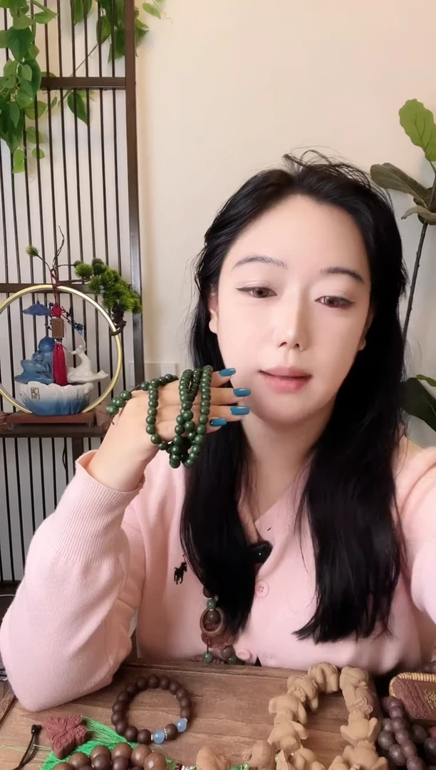 泥塑梦灵108籽脖挂