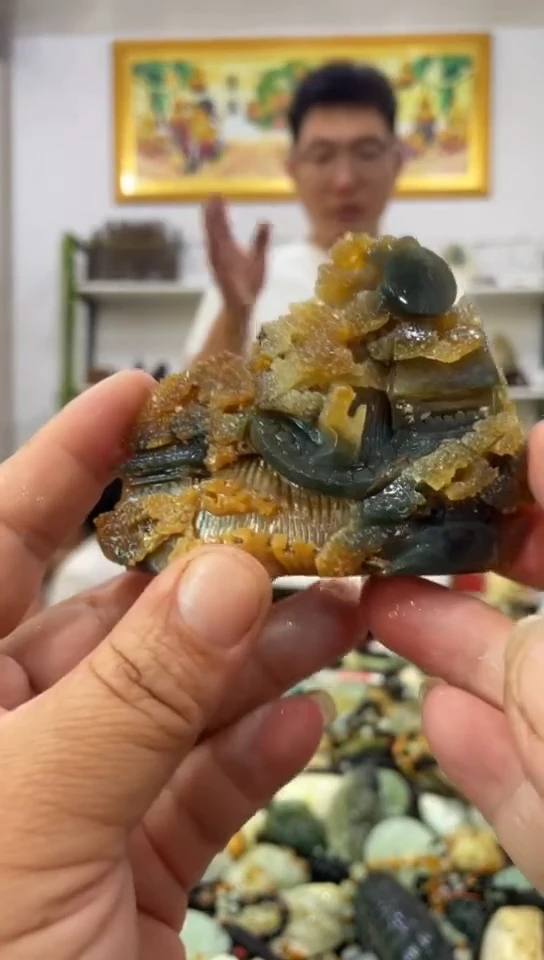 未镶嵌岫玉摆件