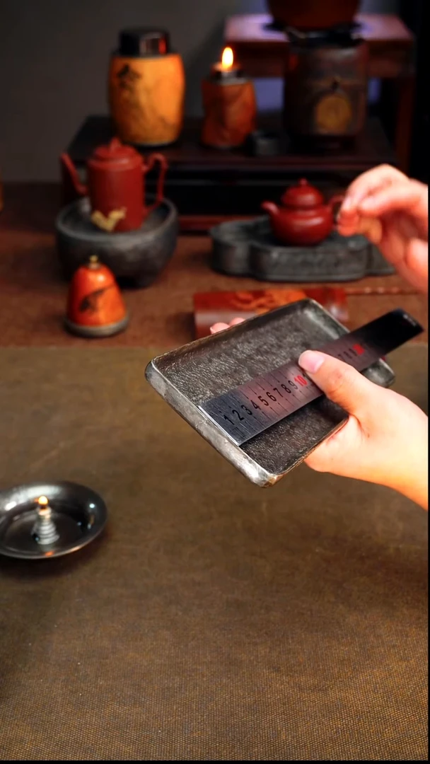 9773纯锡厚长盘宽7.7长21.6