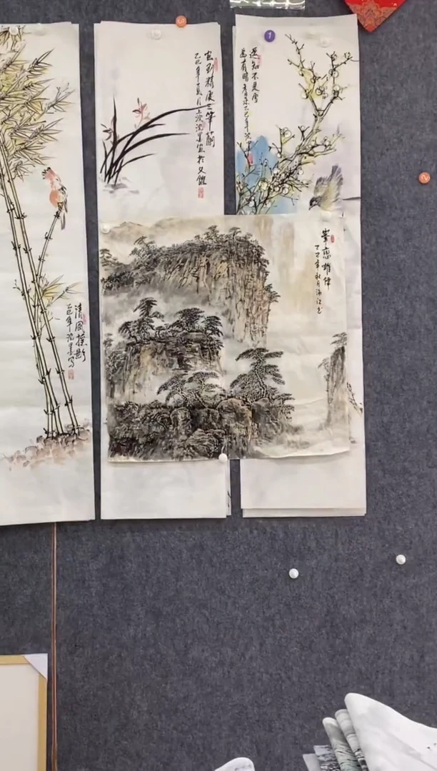 国画福利！沈泳江手绘 四尺斗方68*68cm