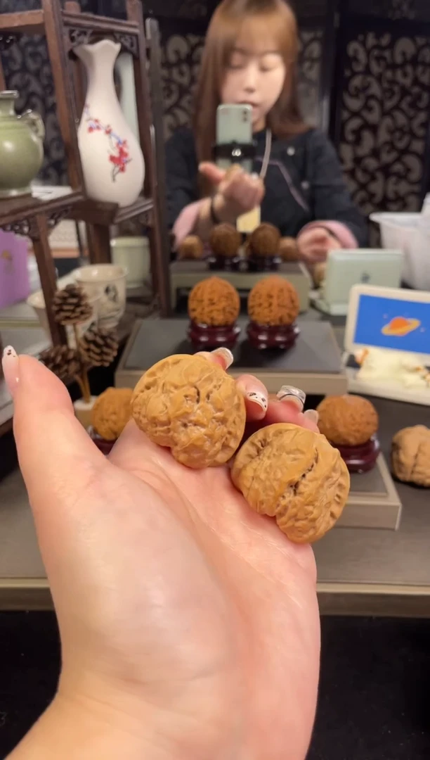 【闪购商品】文玩核桃把件蛤蟆头40尺-12