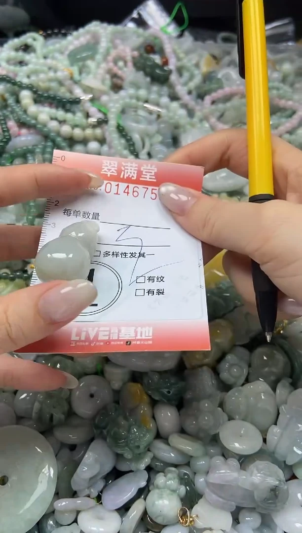 翡翠未镶嵌颈饰闪购0146750