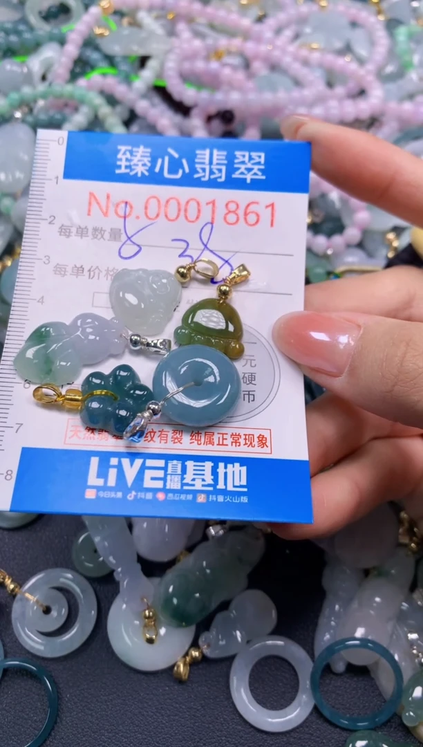 吊坠(不含链)未镶嵌翡翠1861