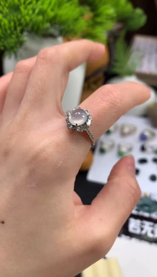 未镶嵌戒指翡翠?***?---117289