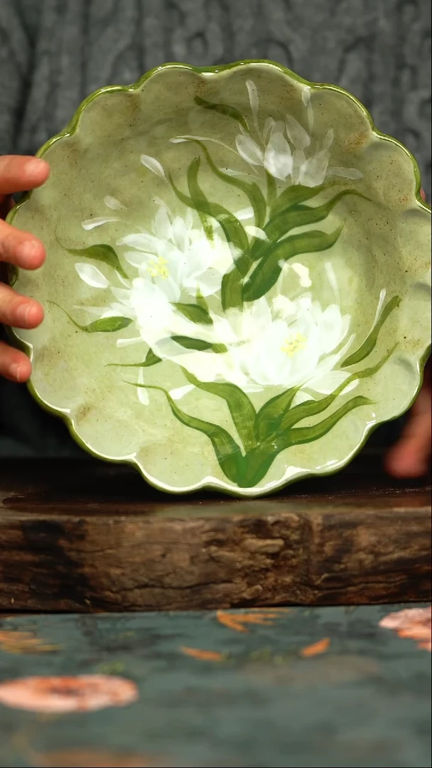 【闪购商品】杯杯釉下彩手工手绘同款陶器