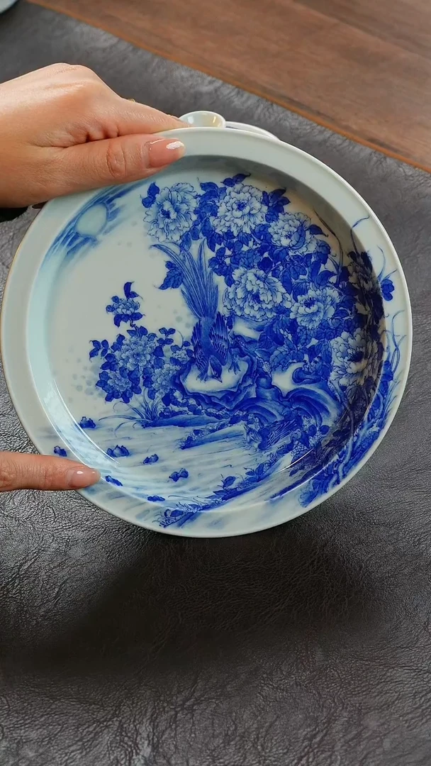 【闪购商品】青山赋花鸟壶承陶瓷