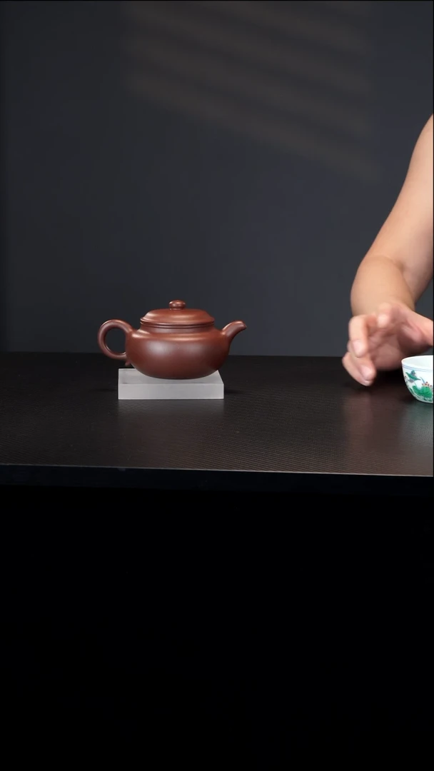 茶壶紫砂侯*强紫泥仿古