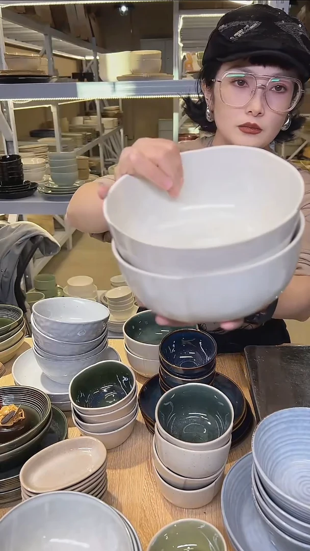 瓷273高温釉下彩陶瓷餐具默认微瑕