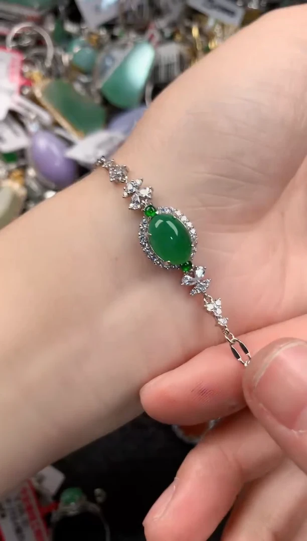 银S925镶嵌戒指翡翠13-13-13     6