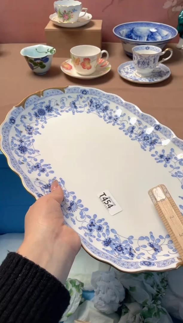 瓷片俩*妈瓷器瓷器T454