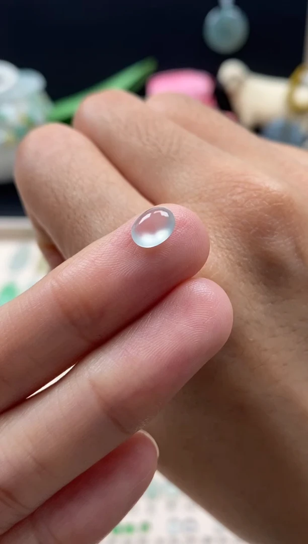 【闪购商品】翡翠颈饰未镶嵌翡翠冰种蛋面