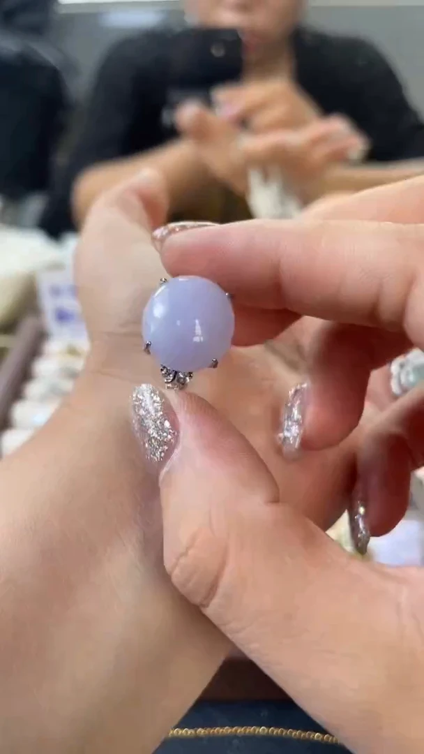 翡翠戒指未镶嵌缅甸天然A货翡翠