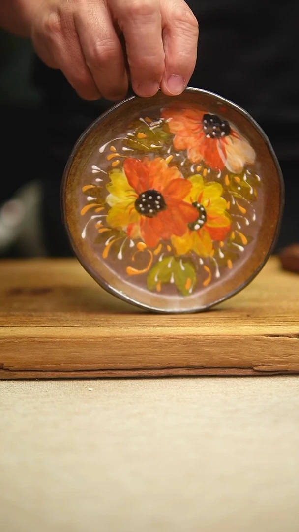 @@陶园瓷舍@@纯手工手绘@高温釉下彩