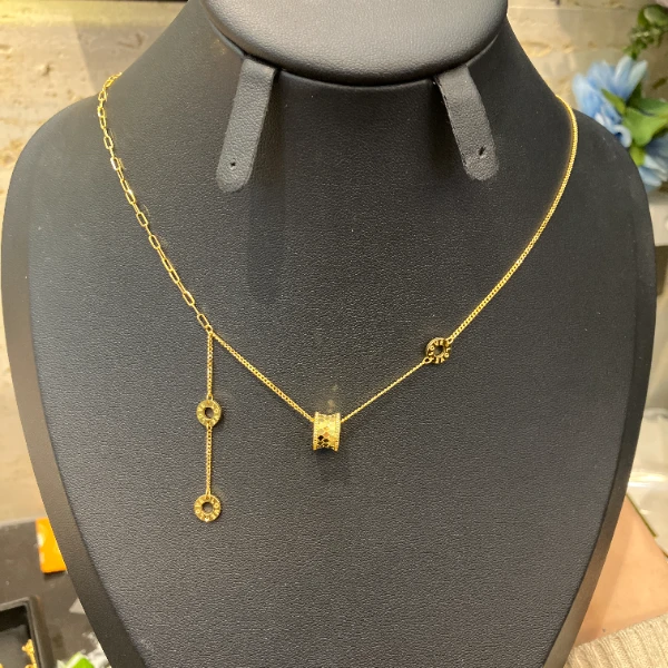 (2号货）在放心黄金店 足金999项链7.34克【货号65】