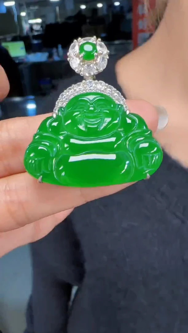 未镶嵌定制翡翠翡翠吊坠168