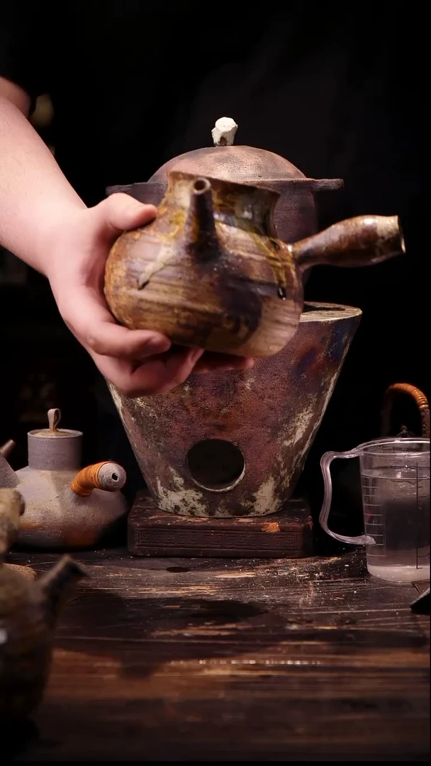 N****姐纯手工柴烧石矿侧把