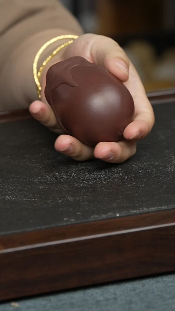 紫砂茶宠紫砂 茄子