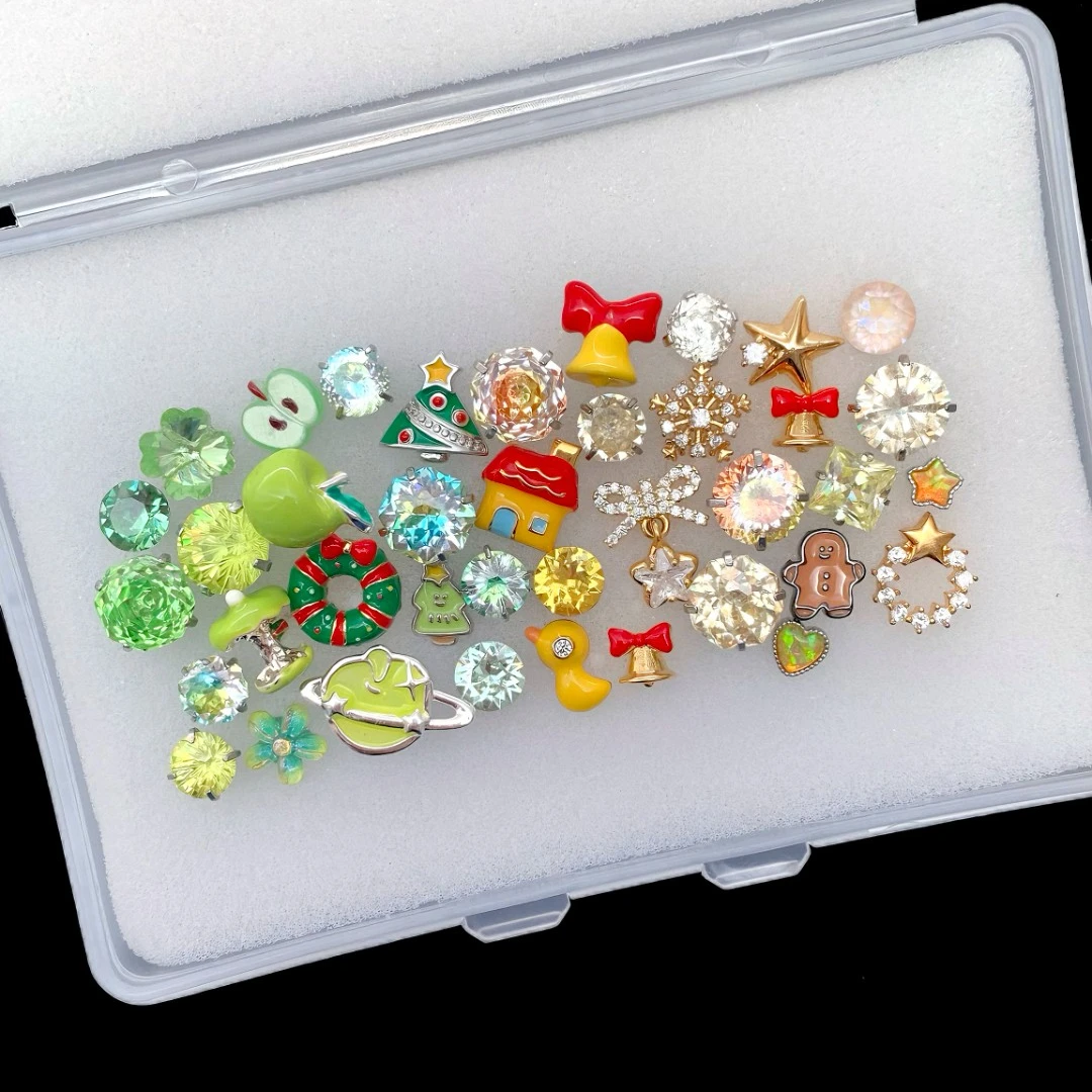 钛钢耳饰 月落圣诞岛｜RINGRING商店耳骨钉医学钛钢耳钉华子女耳钉