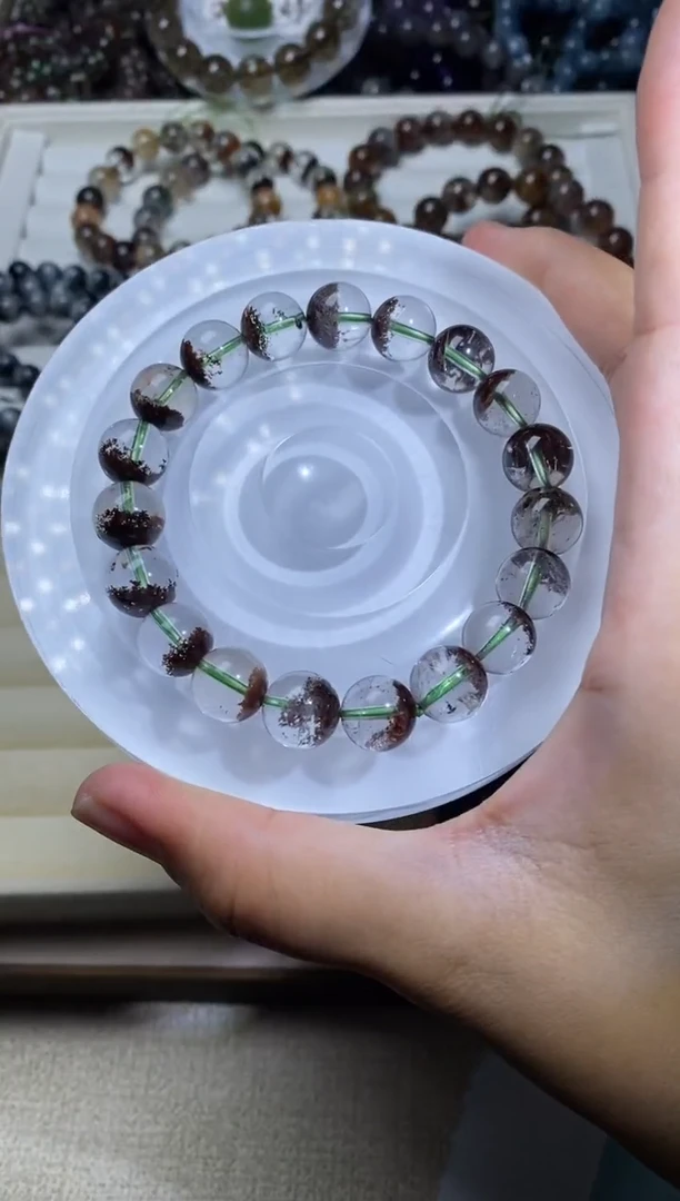 未镶嵌手串水晶红幽灵