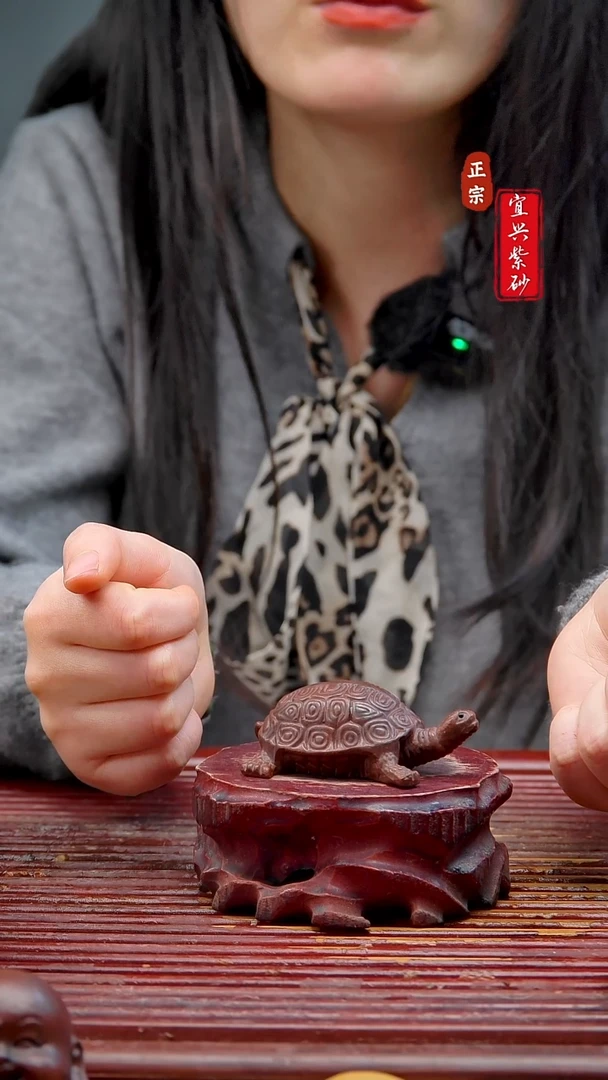 紫砂宜兴紫砂摆件v