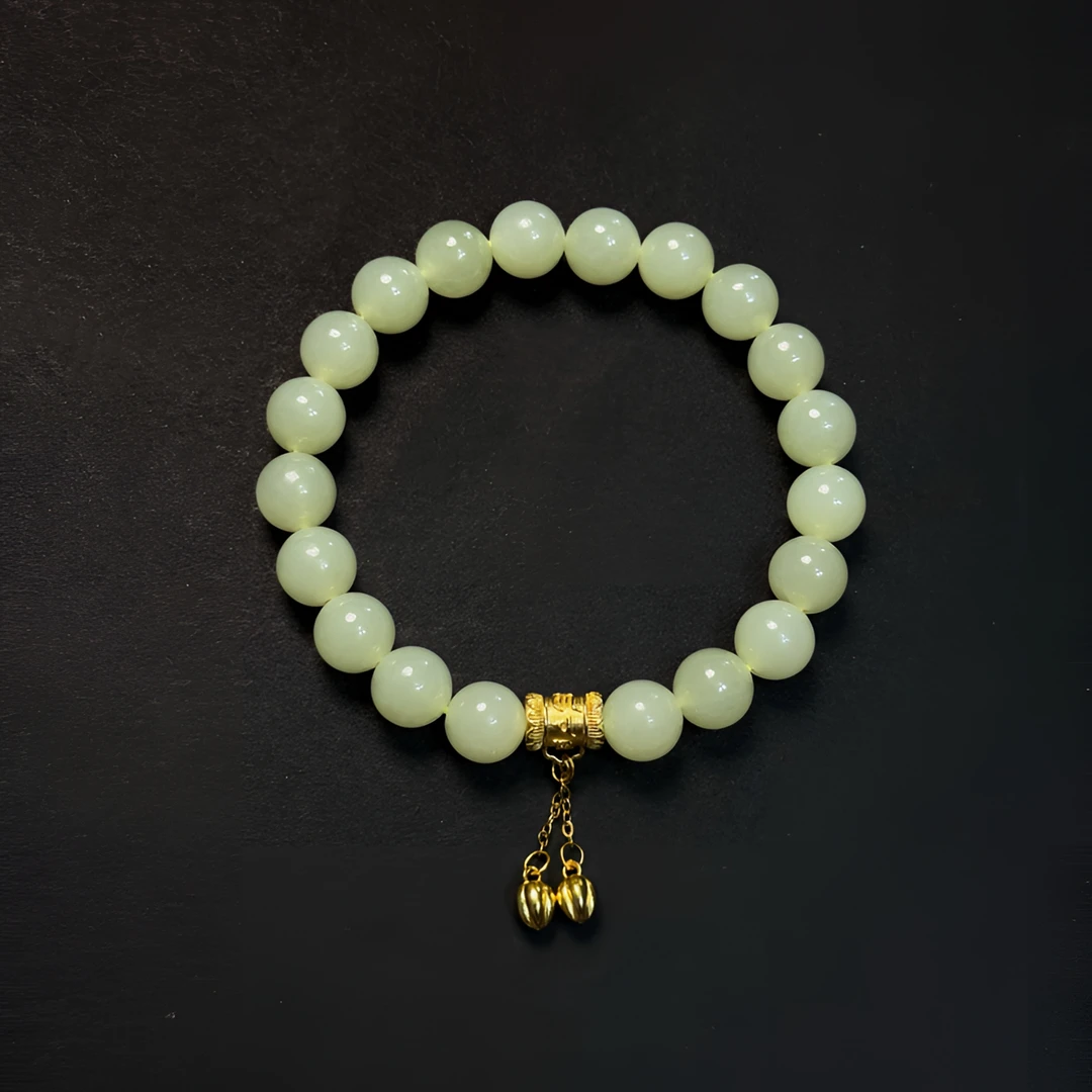 尔尔 新疆和田玉手串*s925*多样性发其一