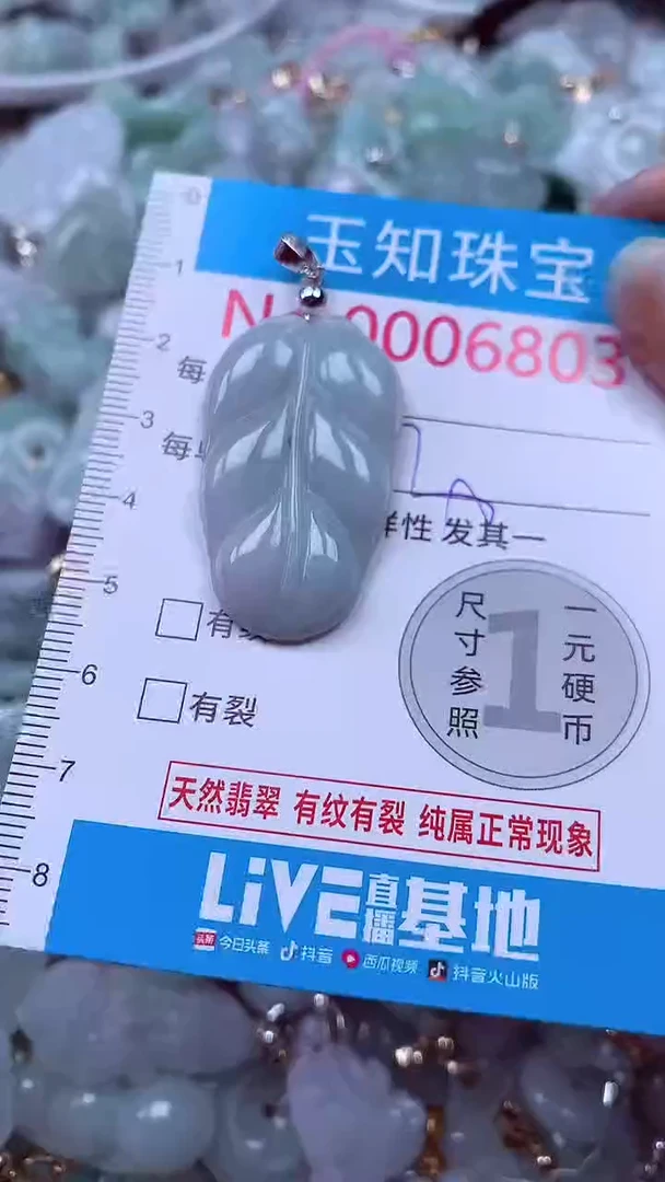 吊坠(不含链)未镶嵌翡翠6803