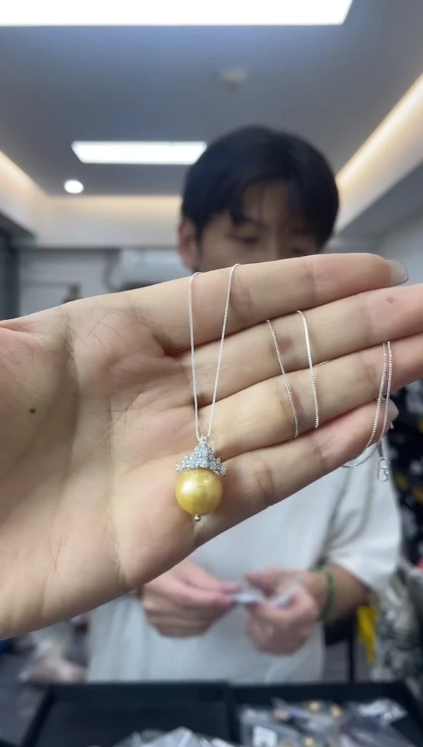 银S925镶嵌海水珍珠·多样性一件发货