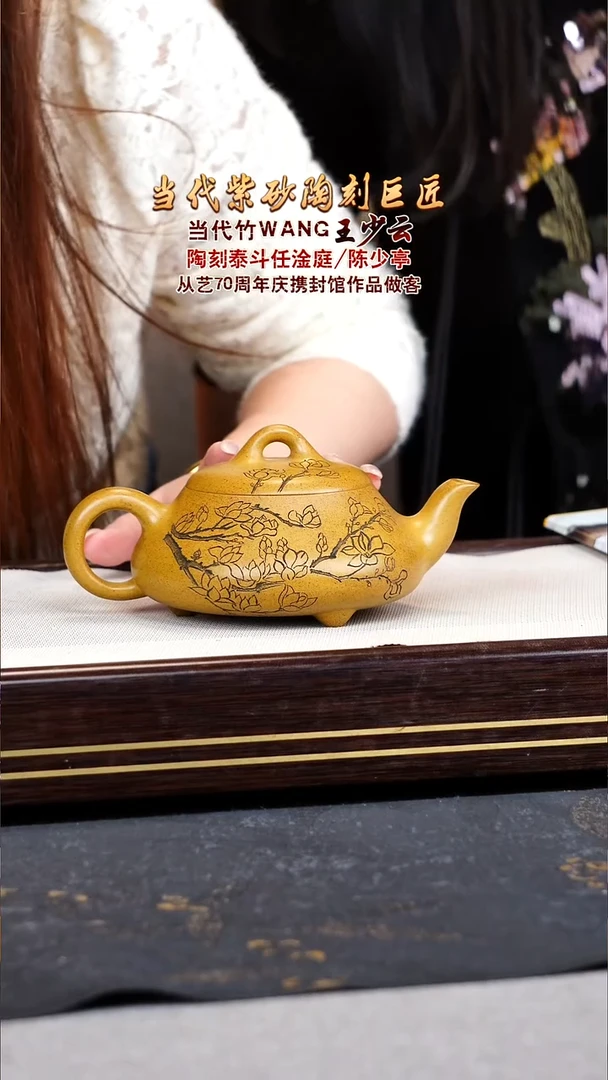 王少云宜兴紫砂原矿壶