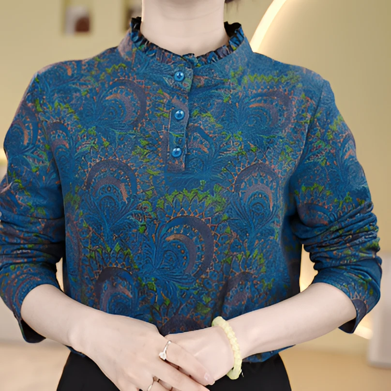 杭州专柜现货2025新款绒感高贵优雅气质感小衫ZF-8523