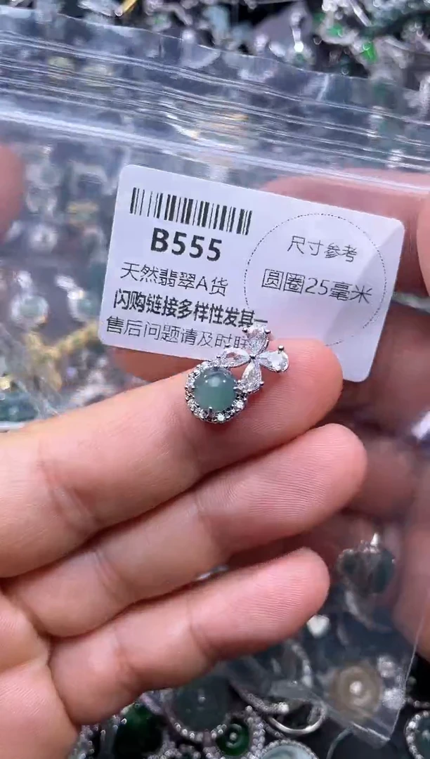 【闪购商品】翡翠颈饰未镶嵌B555吊坠