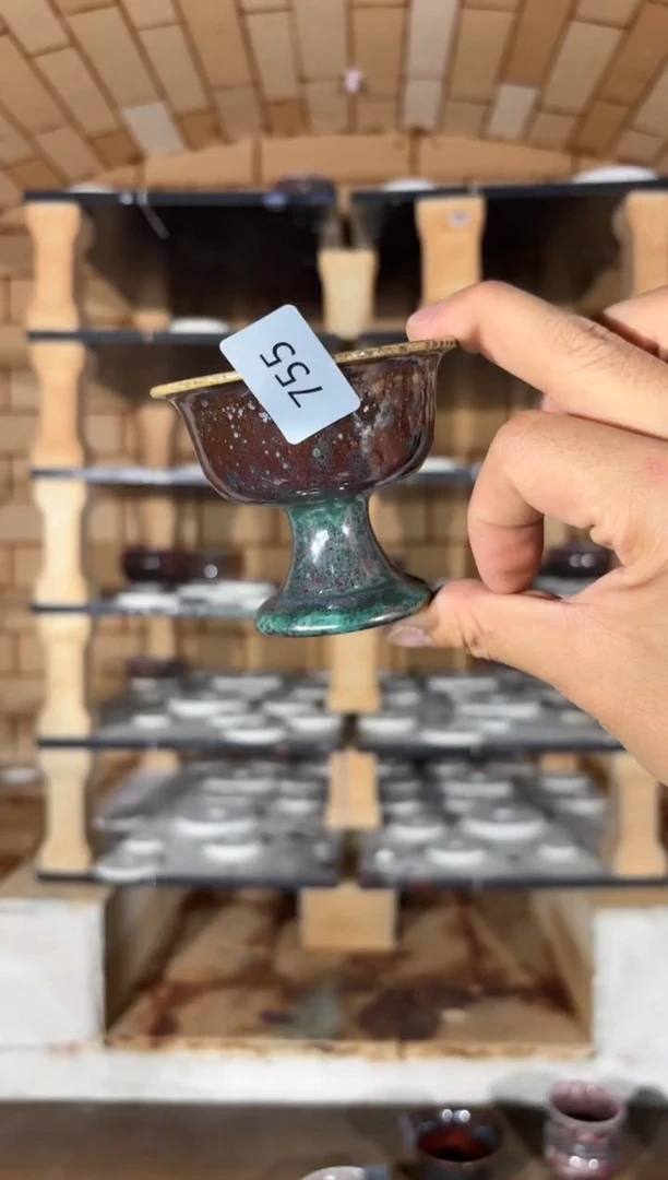 摆件精品窑变钧瓷茶器