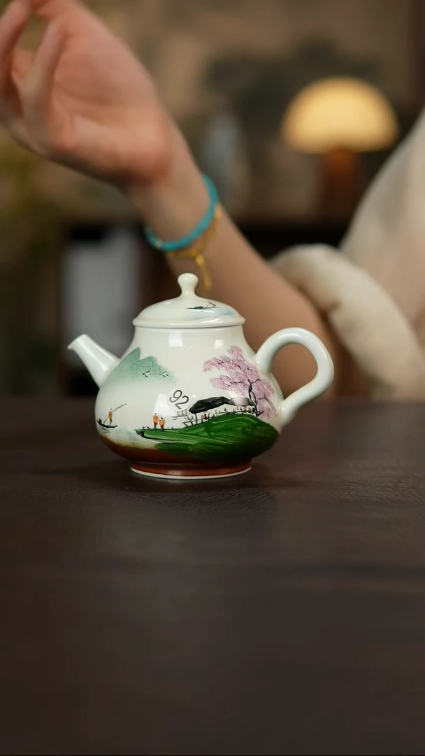 杯景德镇陶瓷杯碗柴烧多人